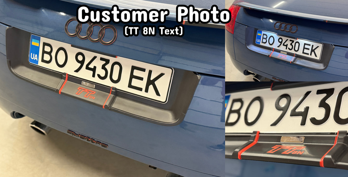 Audi TT 8N 4-Piece License Plate Holder (EU) – GEN APEX Edition