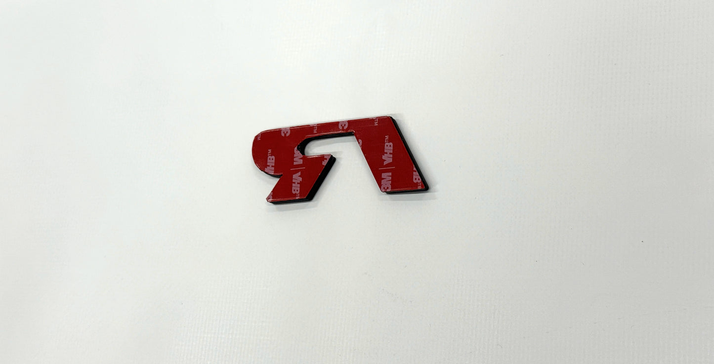 Textured R Badge