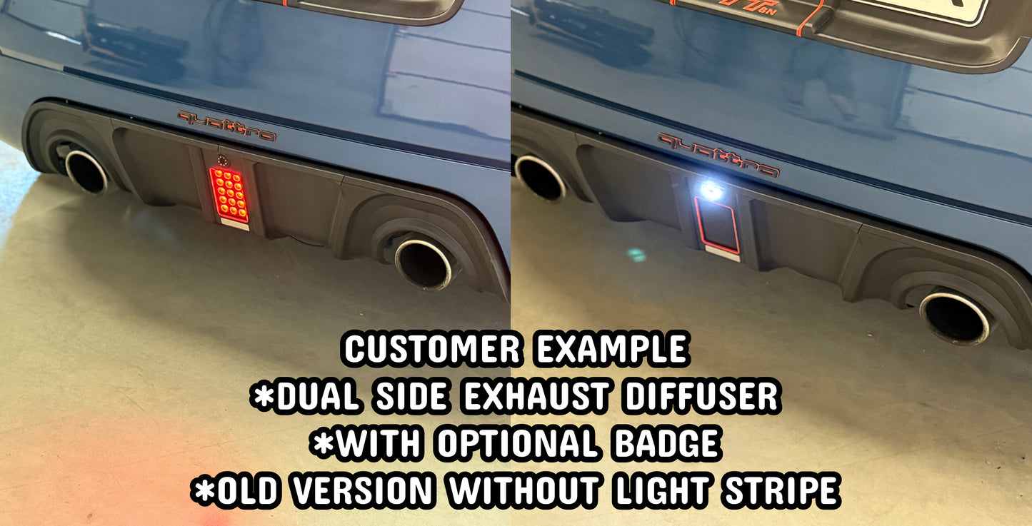 Audi TT 8N Diffuser Dual-Side Exhaust - GEN APEX Edition