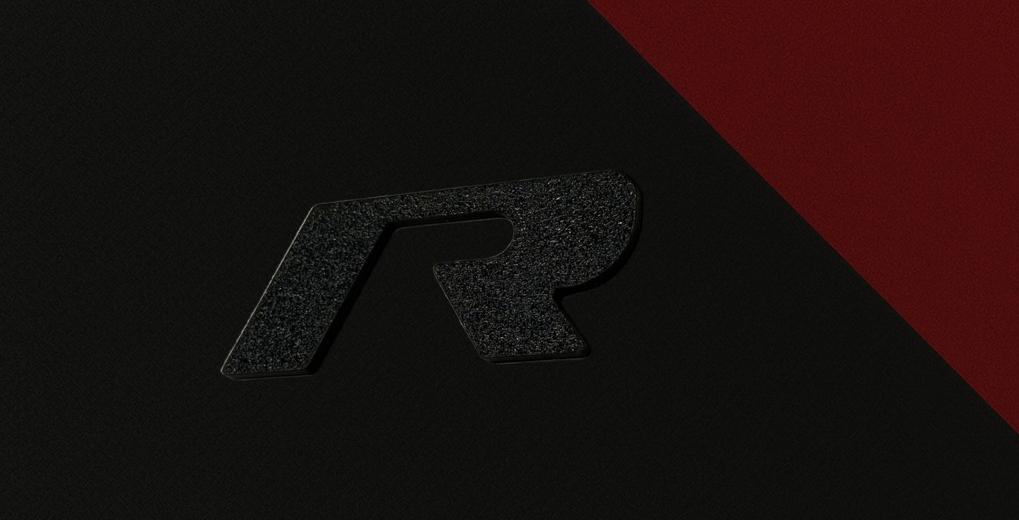 Textured R Badge